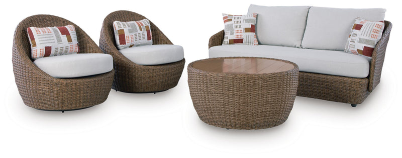 Double Point Outdoor Seating Set