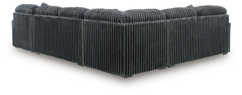 Midnight-Madness Sectional with Chaise