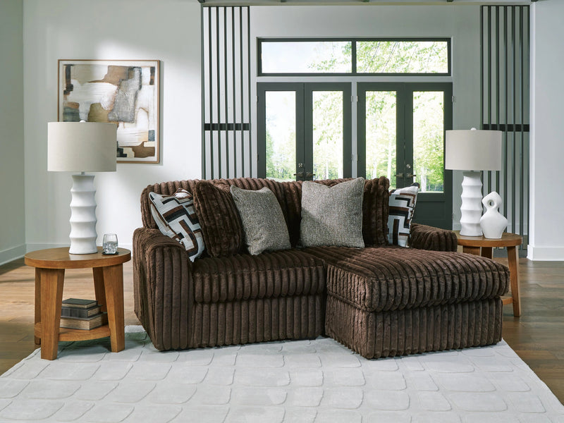 Midnight-Madness Sectional with Chaise